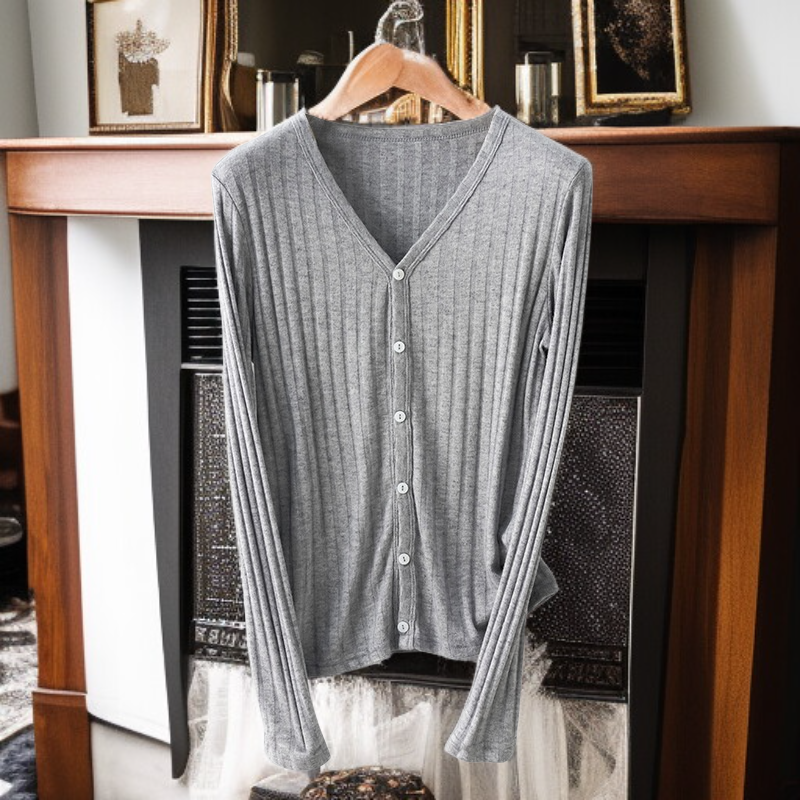 여성 긴팔 니트 카디건 슬림핏 가을 겨울 니트 코트