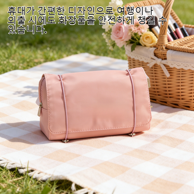 방진 휴대용 화장품 수납가방