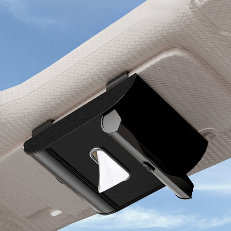 자동차 내부에 설치된 선글라스 홀더