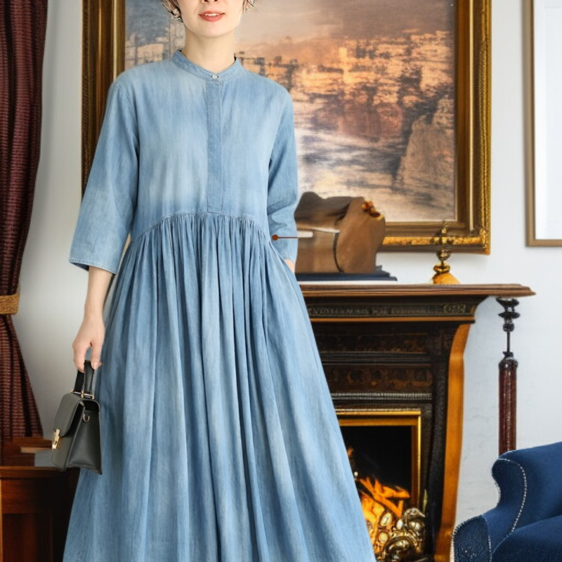 エレガントな春夏レディースドレス