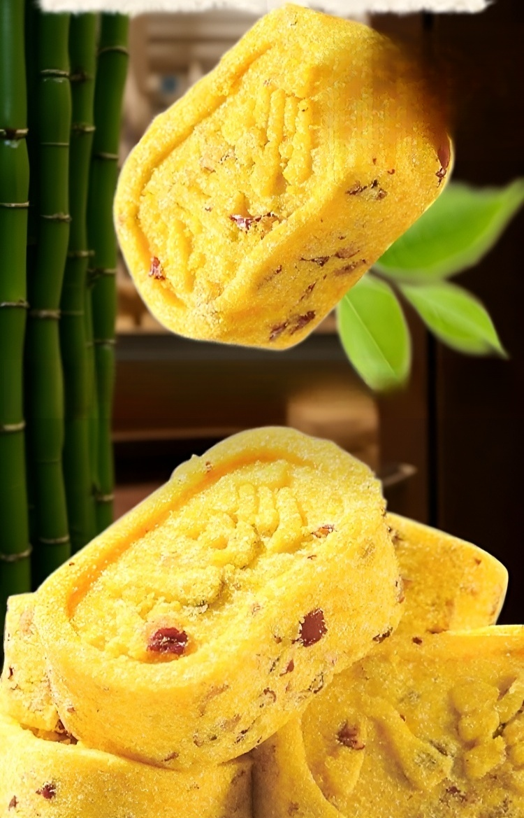 八宝餅のカラフルな和菓子盛り合わせ