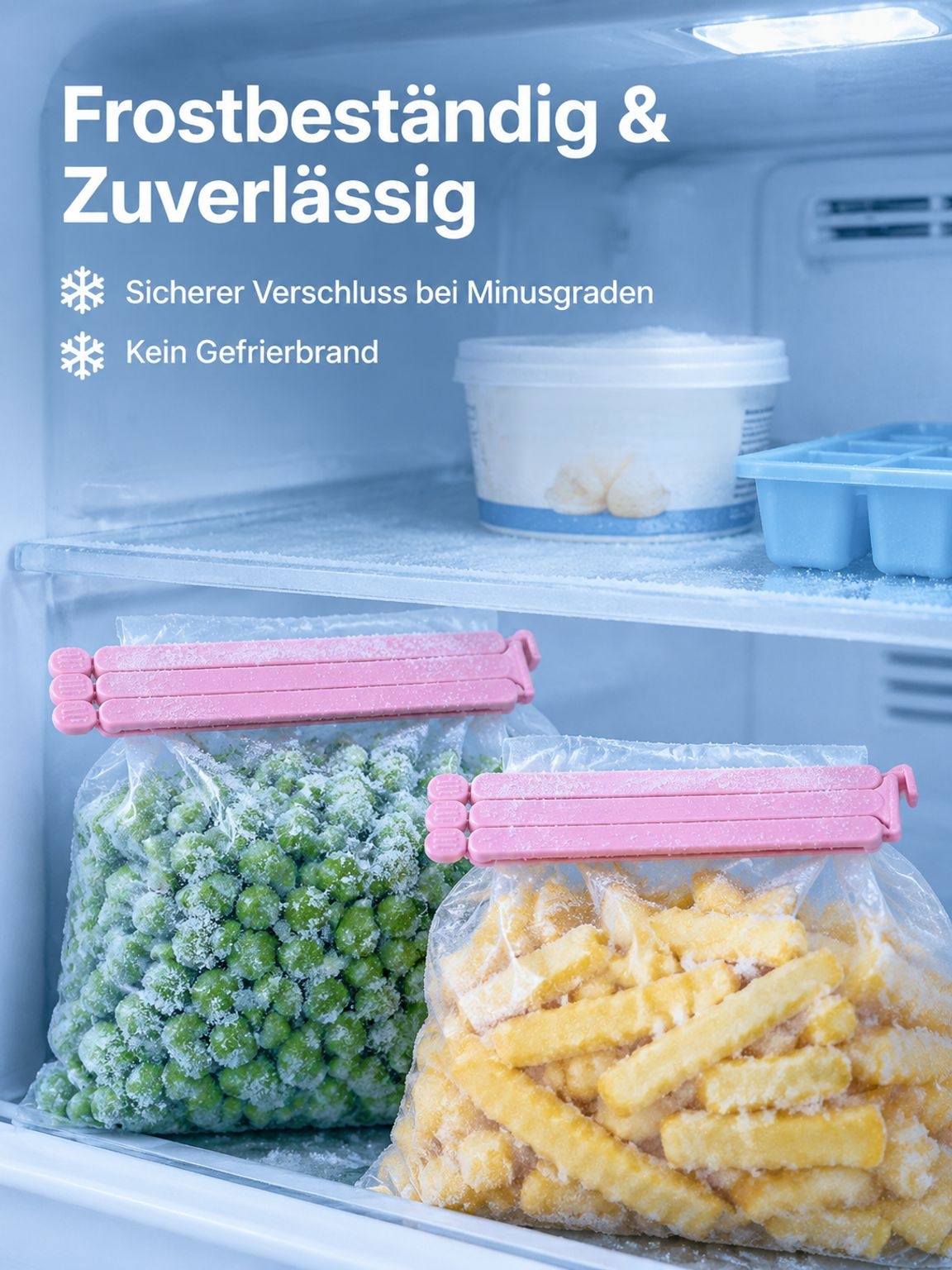 Praktische Frischeklammern für Ihre Snacks in der Vorratskammer