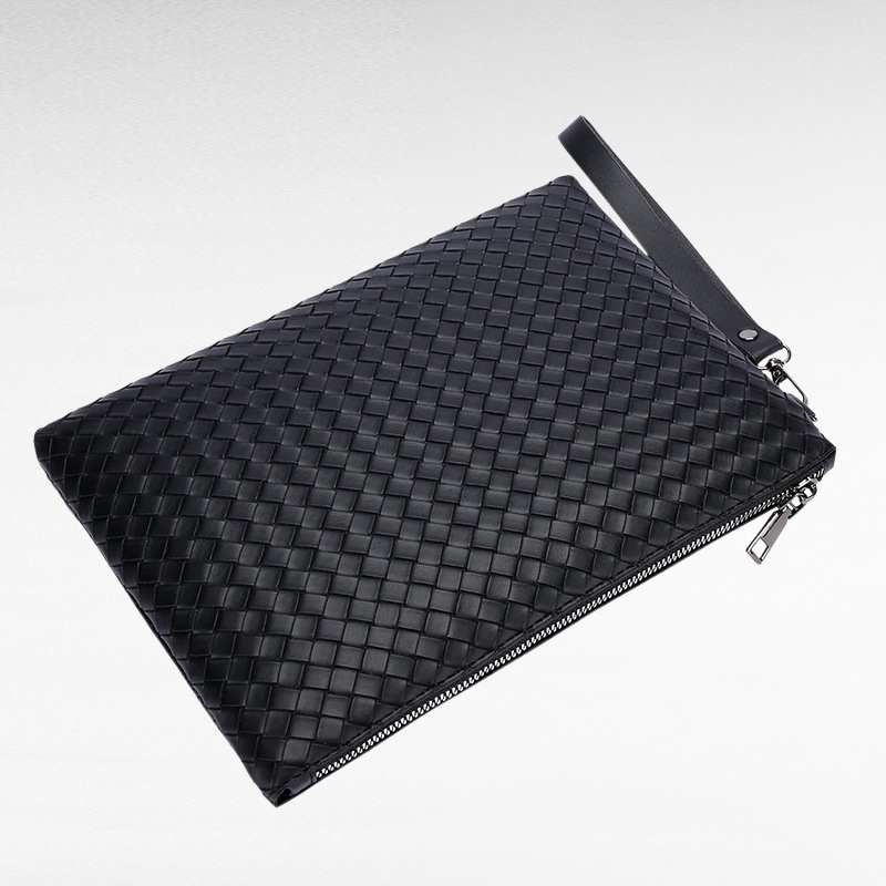 Stylish PU Leather Handbag, Large Capacity Storage Bag, Men's Clutch