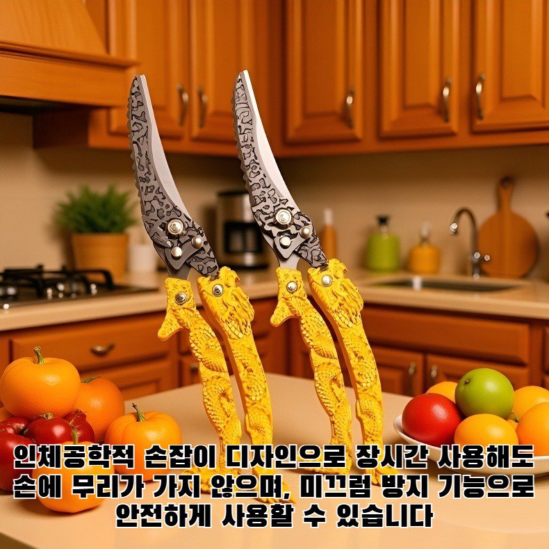 주방용 강력한 닭뼈 가위