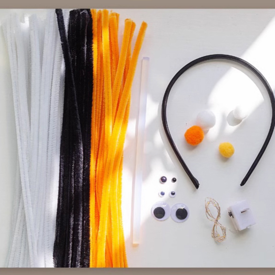 ที่คาดผมเรืองแสงน่ากลัวแม่มดฮาโลวีน