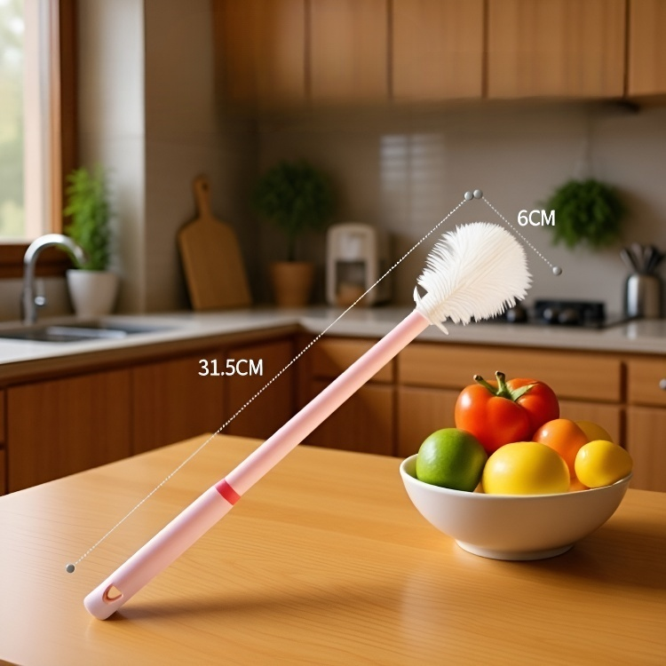 Brosse de nettoyage pour tasse sans éponge, nettoyage en profondeur facile