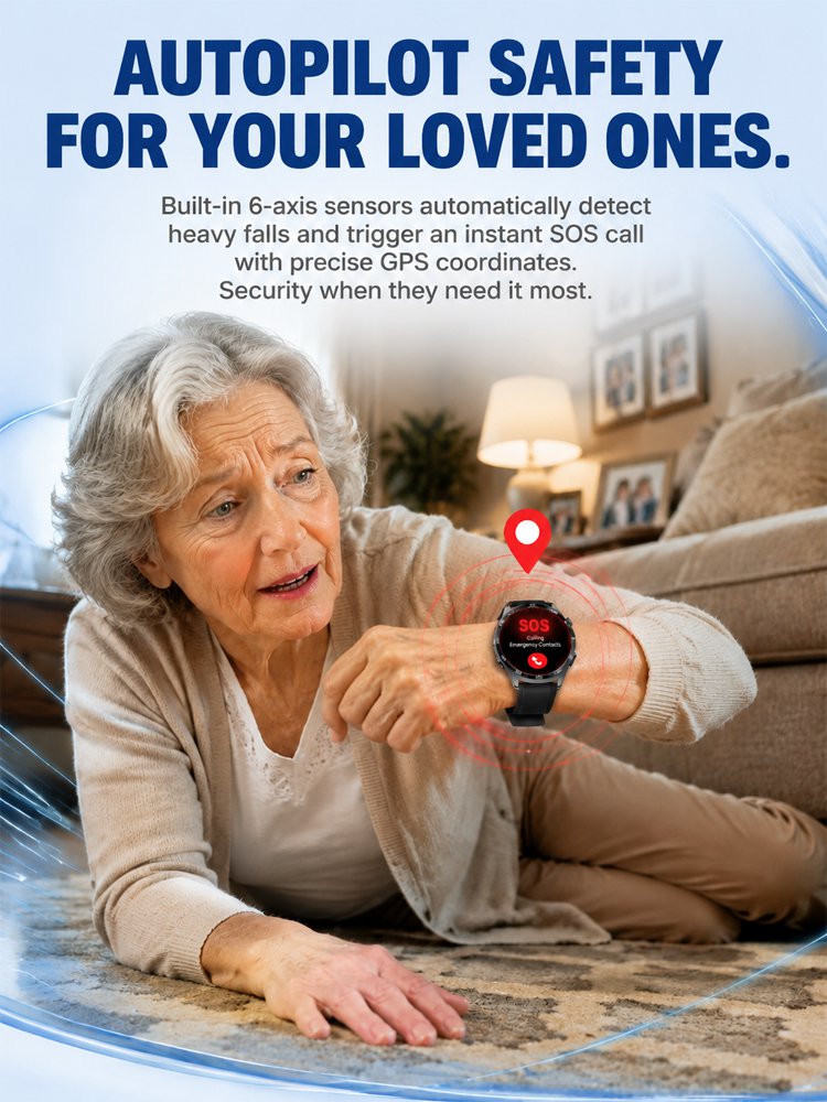 High-precision smart blood glucose monitoring watch