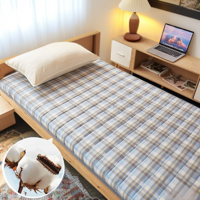 기숙사 싱글 매트리스 가정용 면 소프트 매트리스 커버 요 다다미 침대 침실 매트리스 매트리스 싱글 매트리스
