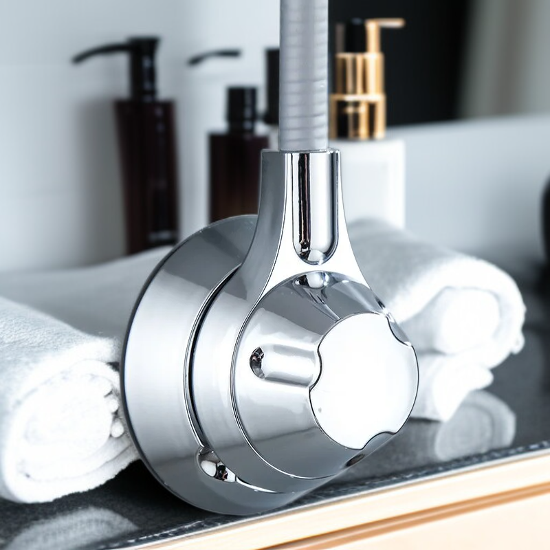 ขายึดฝักบัวแบบปรับทิศทางได้ ติดตั้งง่ายไม่ต้องเจาะผนัง