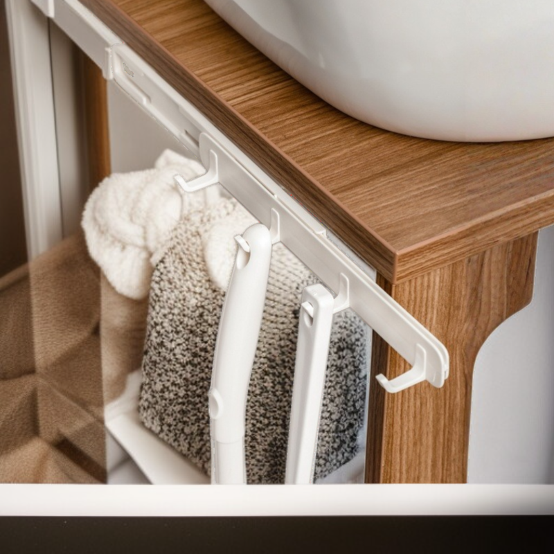 Creative Expandable Gap Hook, Drill-Free Installation, Multi-use for Kitchen/Bathroom