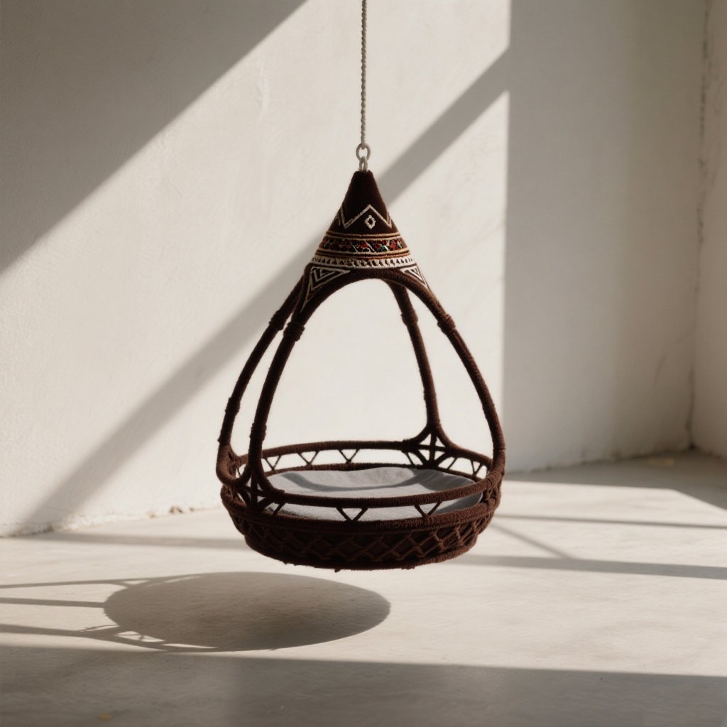 핸드메이드 대나무 그물 바구니