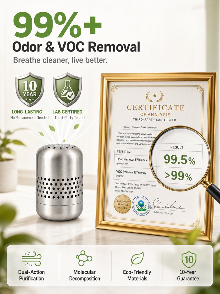 [Effect lasts for 10 years] Refrigerator deodorizer