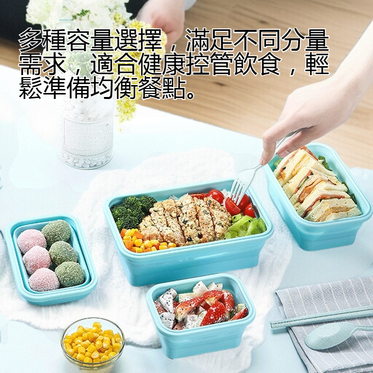 便當盒多色選擇展示