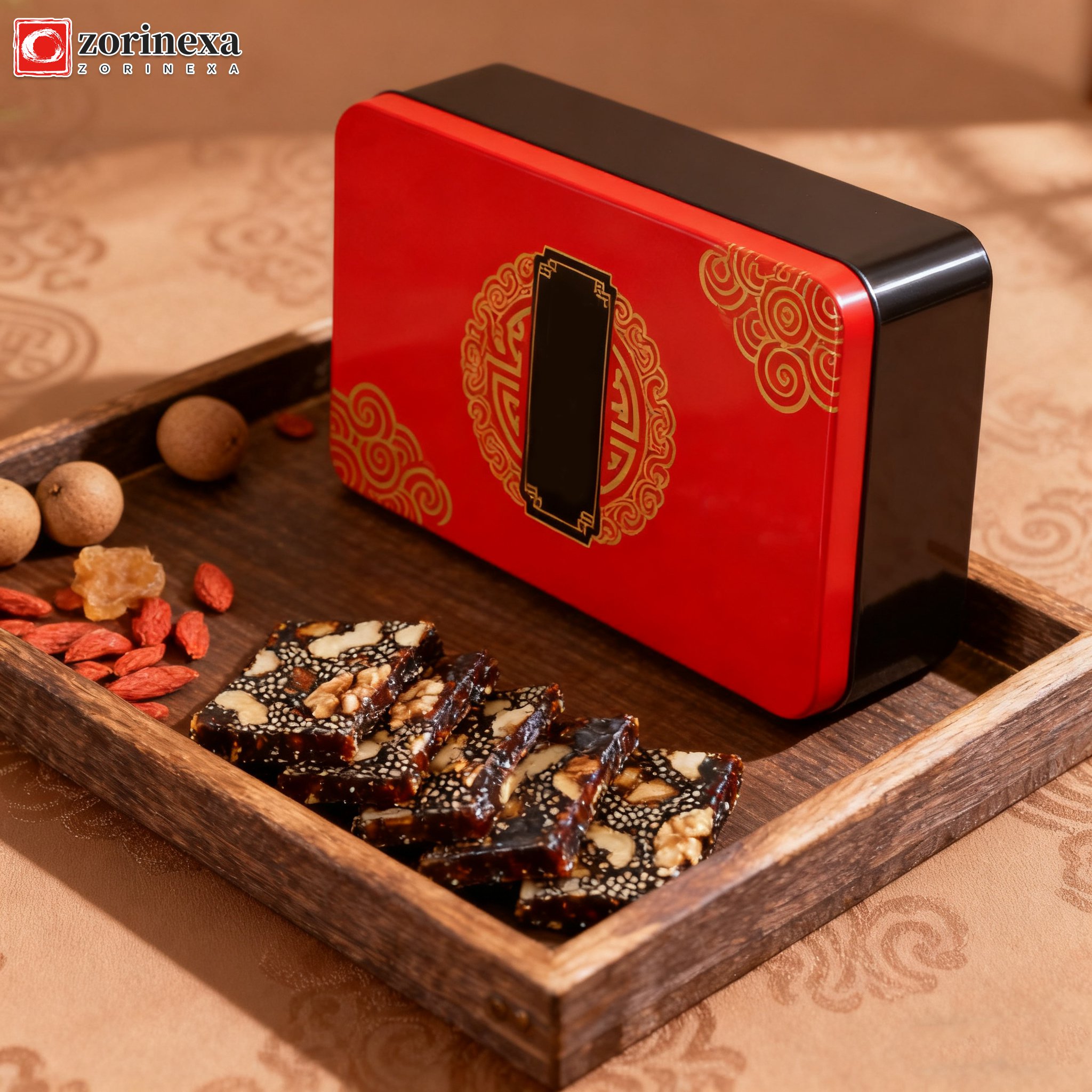 ภาพขนมอาเจียวสูตรดั้งเดิมในจานเซรามิก