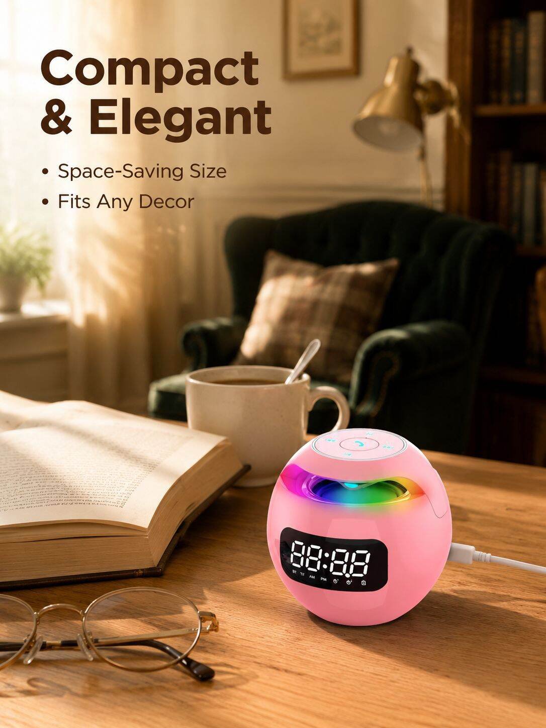 Mini Portable Bluetooth Speaker Home PlugIn Home Orb