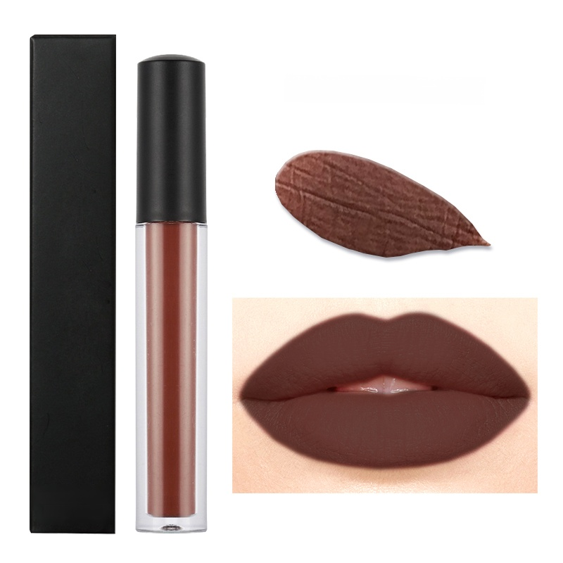 Lápiz labial líquido mate resistente al agua