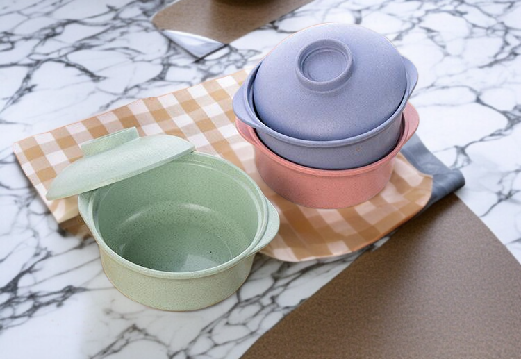おしゃれなカラーデザインの土鍋ボウル