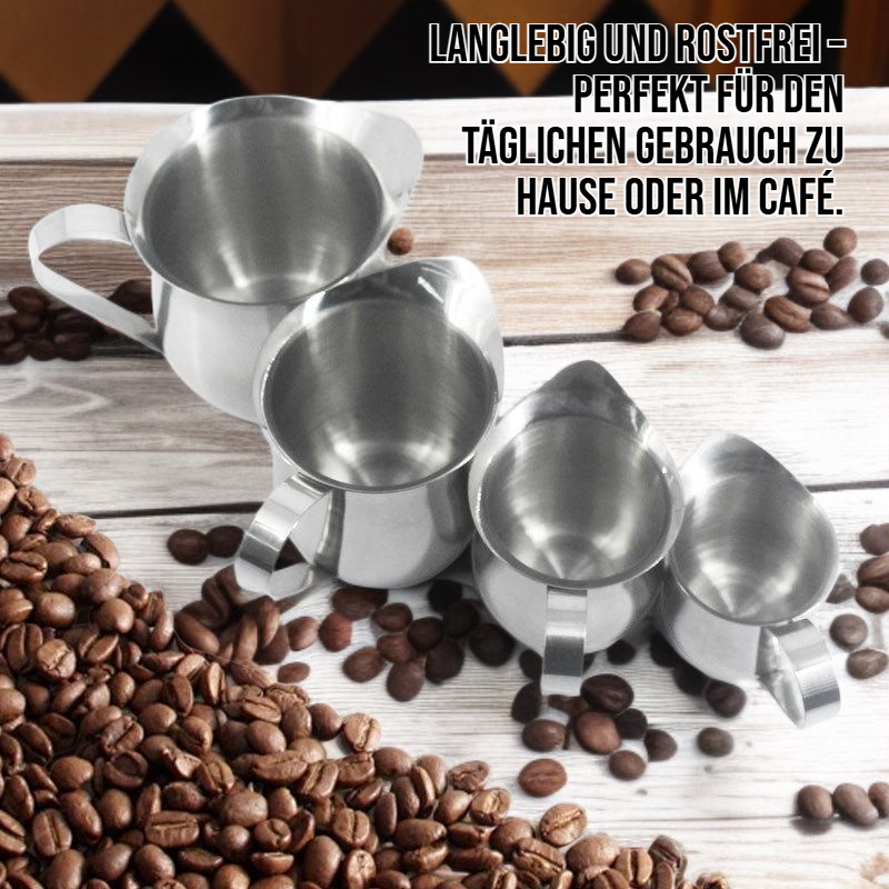 Edelstahl Kaffee Pull Milchblase Becher