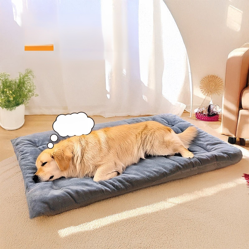 大型犬の汚れに強い耐久性のある両面ペット用寝台マット