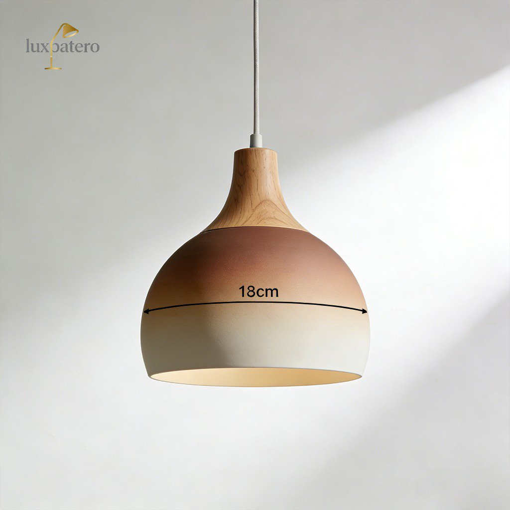 侘寂風格現代吊燈情境圖