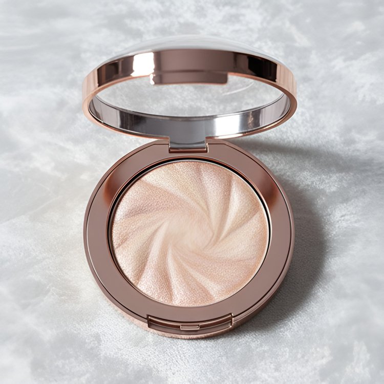 로즈 골드 하이라이터 프레스드 파우더