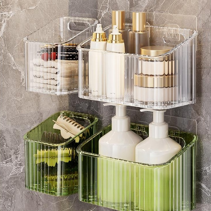 Multi-purpose Bathroom Storage Bin for Cosmetics and Accessories