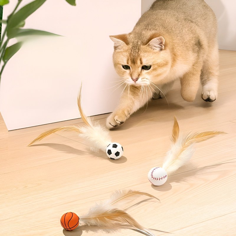 Bouncing Feather Ball