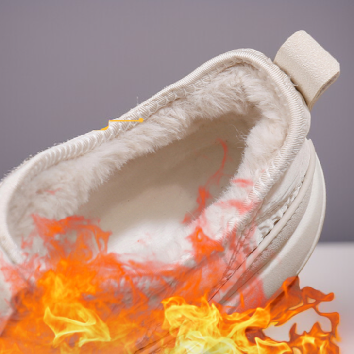 女性用コットンシューズ、新しい冬のスタイル、フリース裏地、多用途