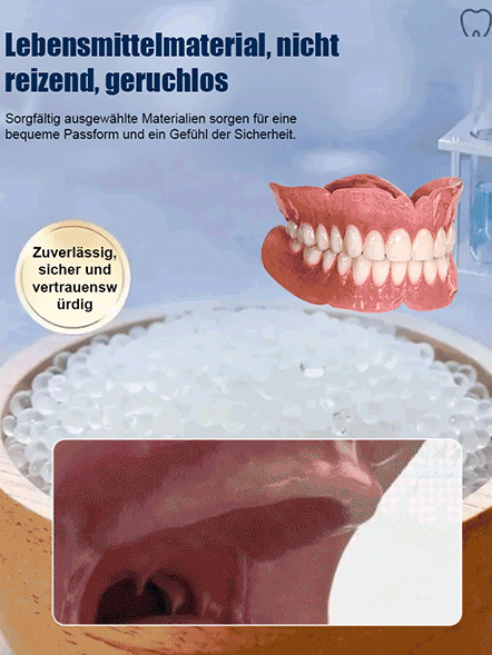 vom Krankenhaus gelieferte Zahnspangen