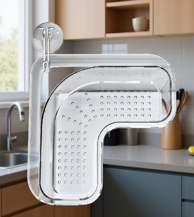 Praktyczny koszyk na odpady do zlewu