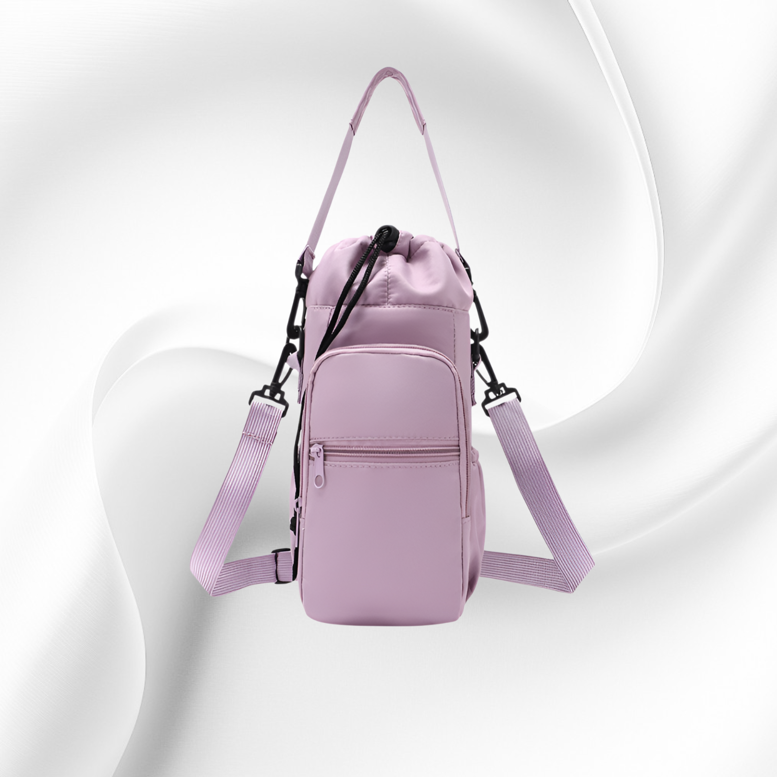 Water Cup Cover and Twill Bottle Bag, Crossbody Shoulder Bag for Thermos Cup