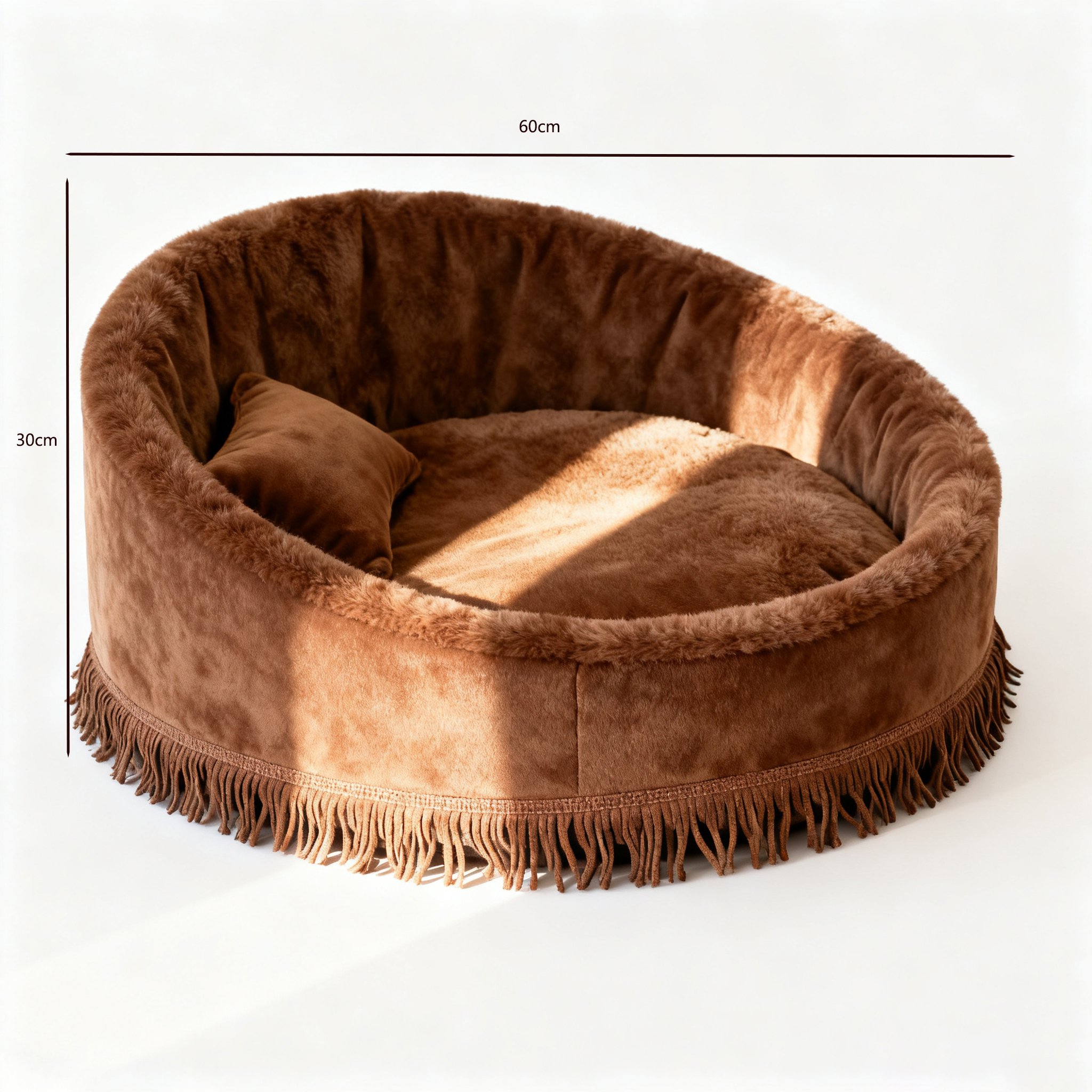 아늑한 소재의 강아지 집 인테리어