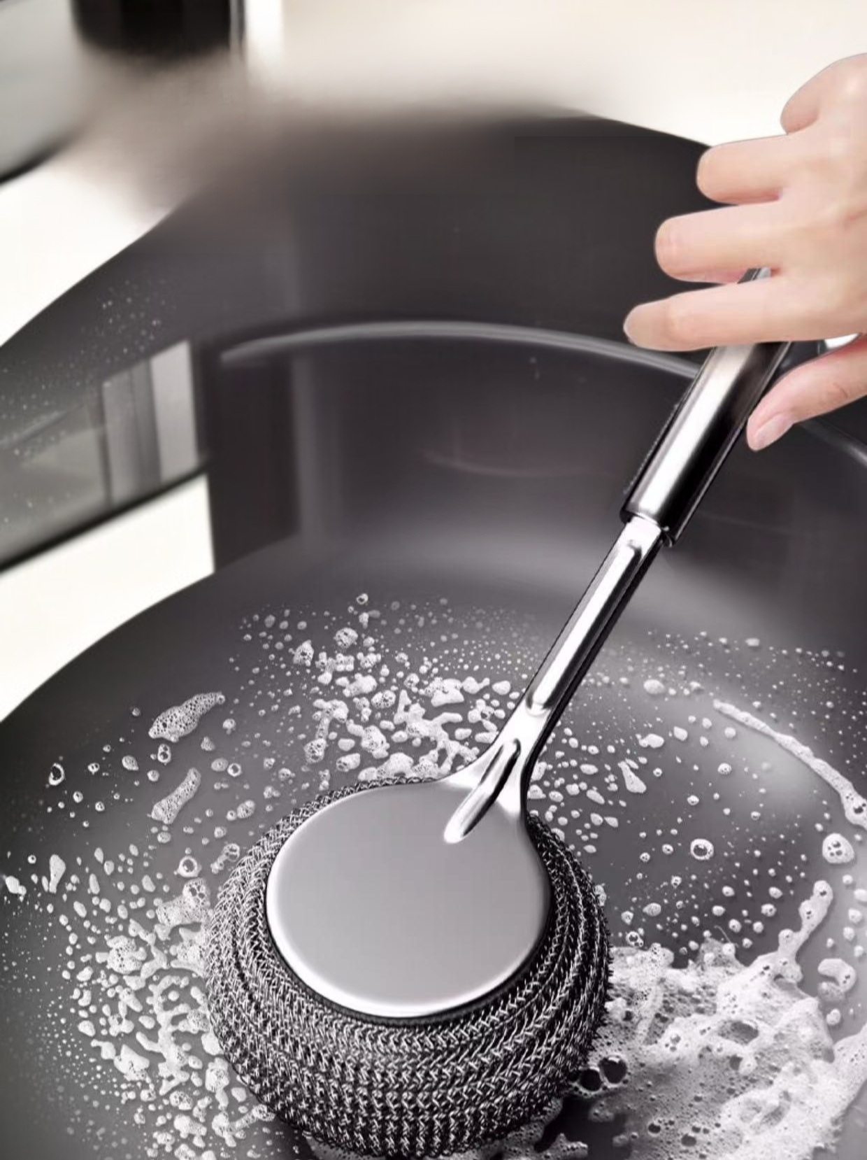 털이 빠지지 않는 식기 세척 브러시 제품 이미지