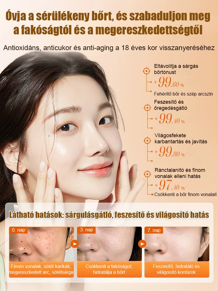 【Ránctalanító NO.1】Arany hexapeptid feszesítő esszencia