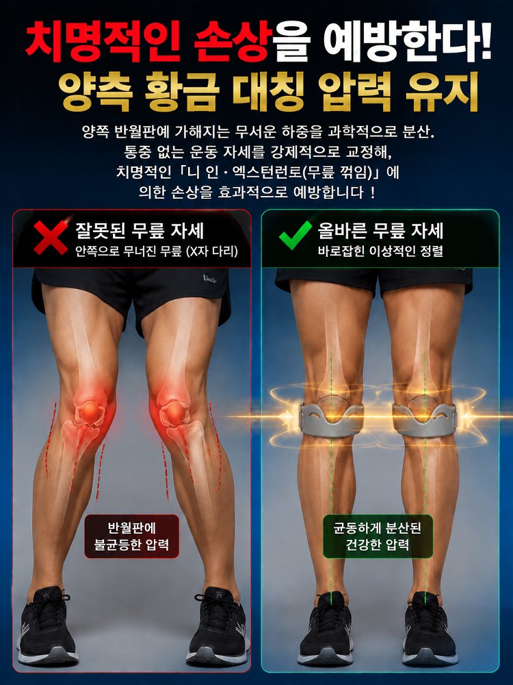 무중력·생체 모방 외골격 슬개골 밴드