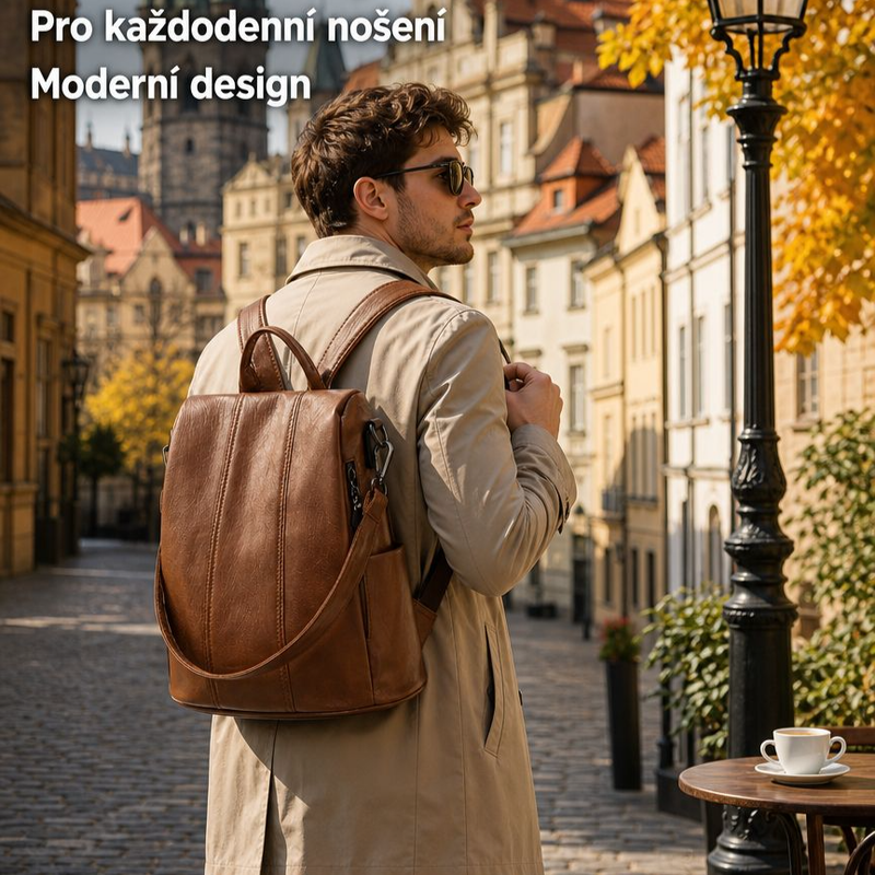 Nový americký stylový moderní batoh s ochranou proti krádeži