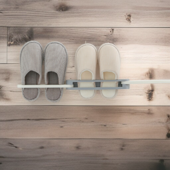 Durable waterproof wall-mounted slipper holder