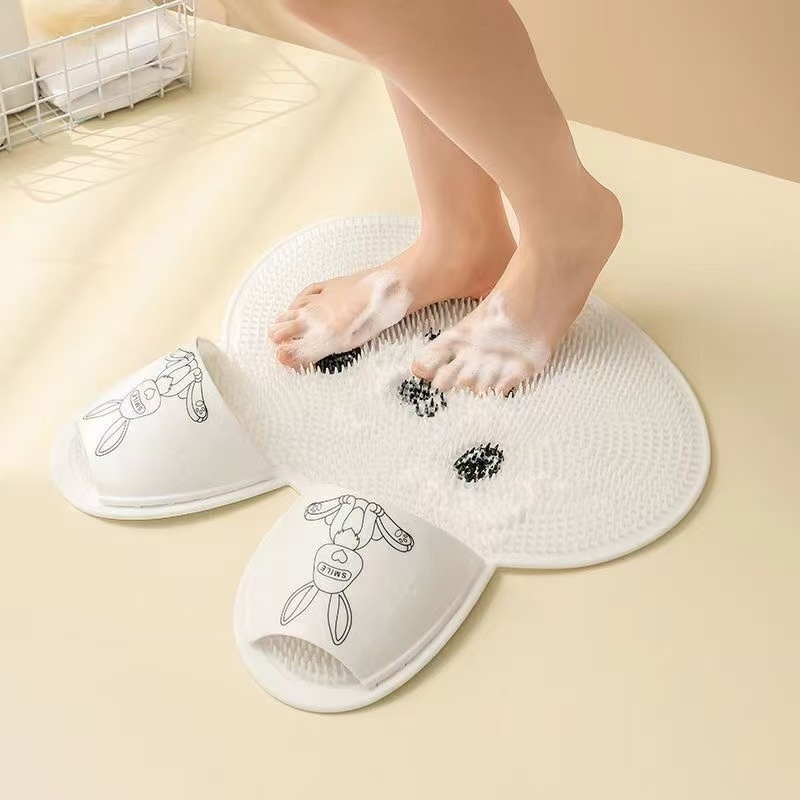 Bathroom Non-Slip Silicone Foot Mat