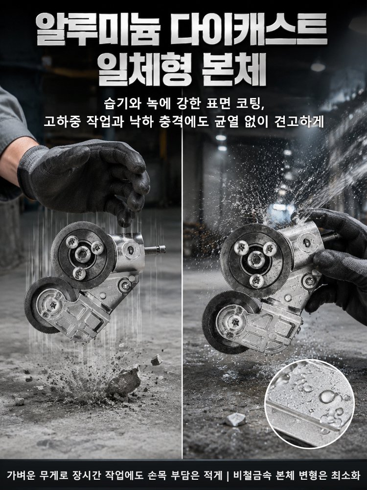 전동드릴용 간편 철판커터 어댑터