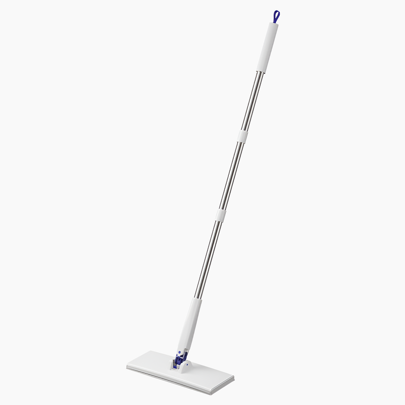 フロアワイパー 本体 1秒で着脱 ワンタッチモップ 2in1水切りワイパー 乾湿両用モップ 拭き掃除 雑巾ワイパー ベランダ 玄関 床 窓 フロア フローリング 掃除道具 使い捨てドライシート付き