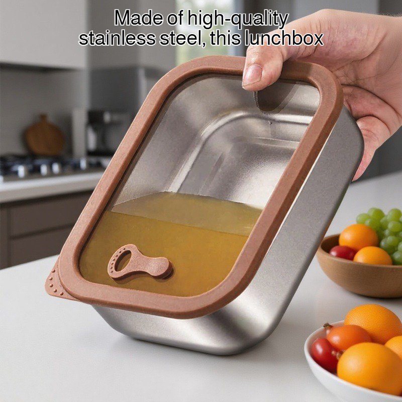 Portable Stainless Steel Lunch Box