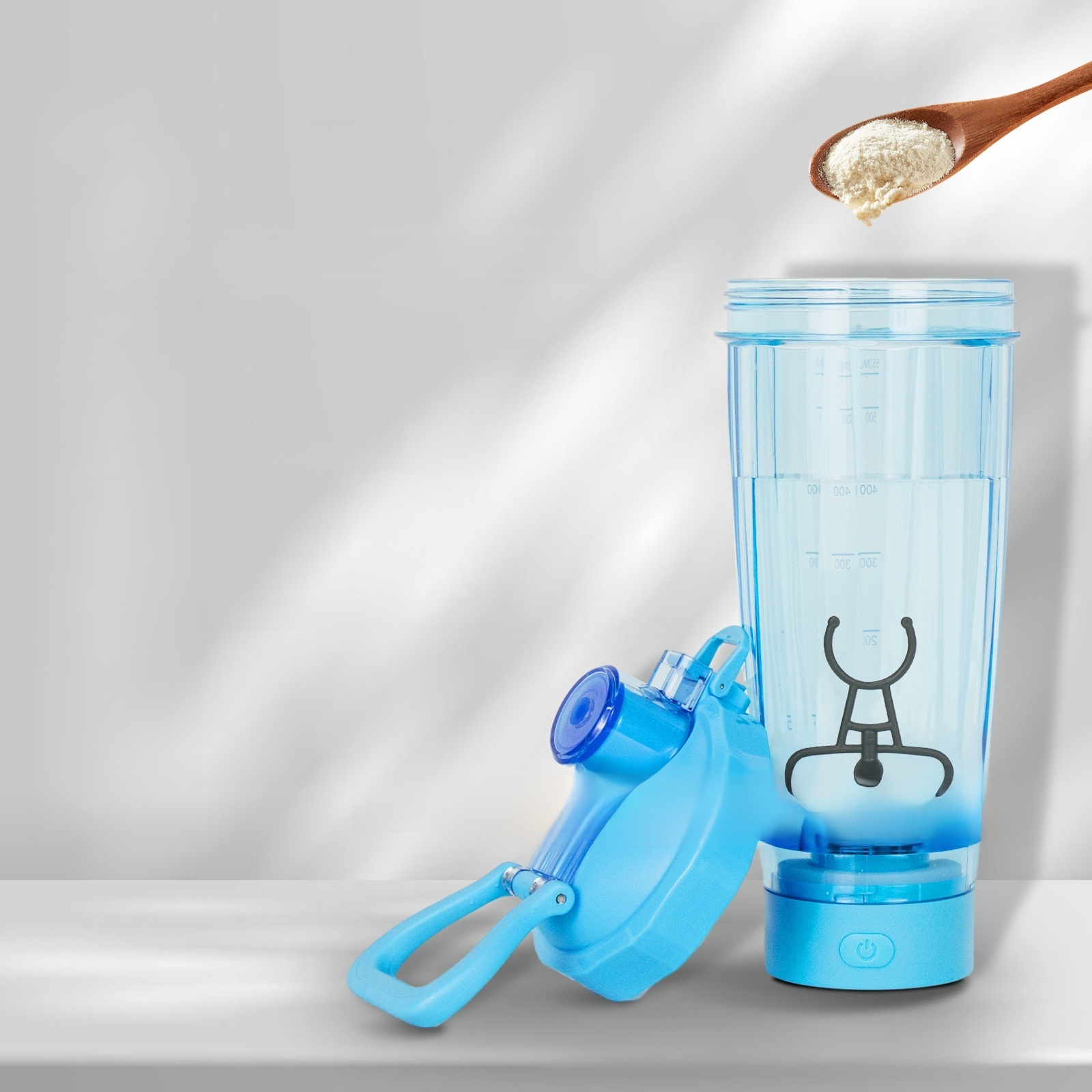 Washable electric mixing cup