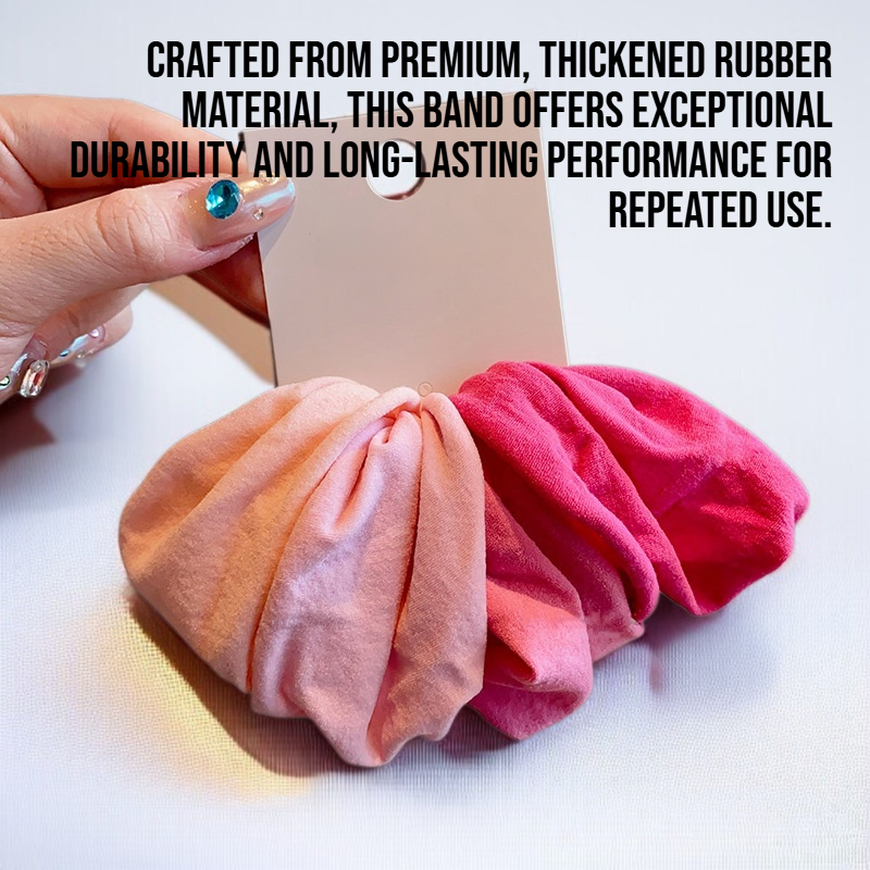 Durable rubber band with high elasticity and thickening