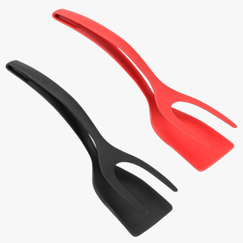 Nylon Steak-Clip gebratener Fisch Omelette-Clip 2-in-1 Lebensmittel-Clip Spatel Toastdose Clip Spate
