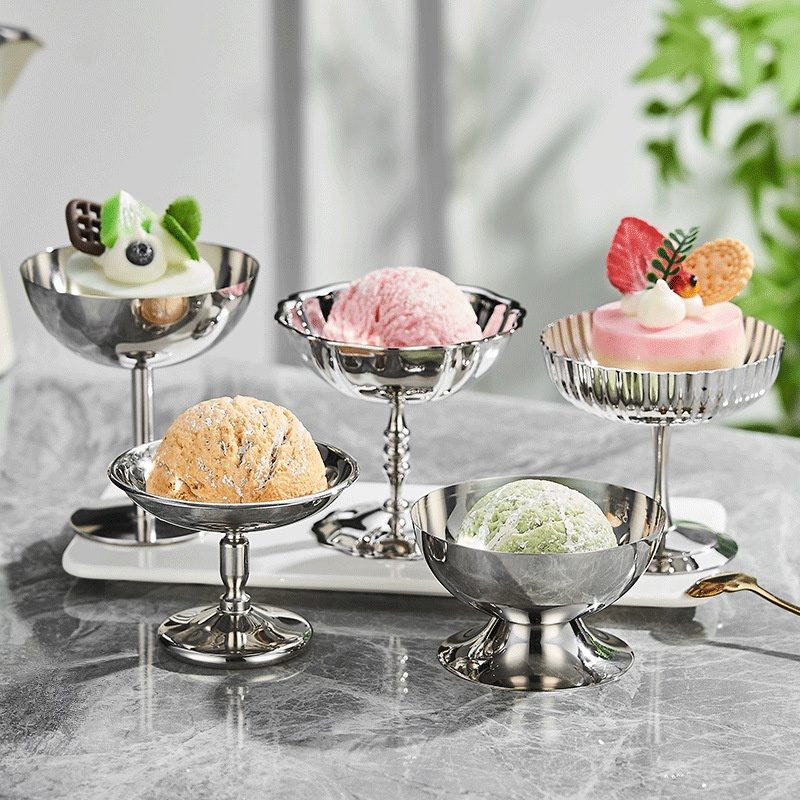 Stainless Steel Ice Cream Cup 