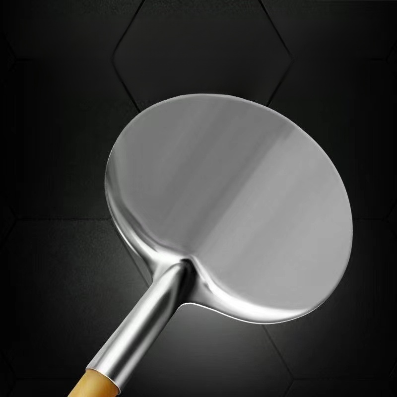 Round mouth stainless steel non stick spatula
