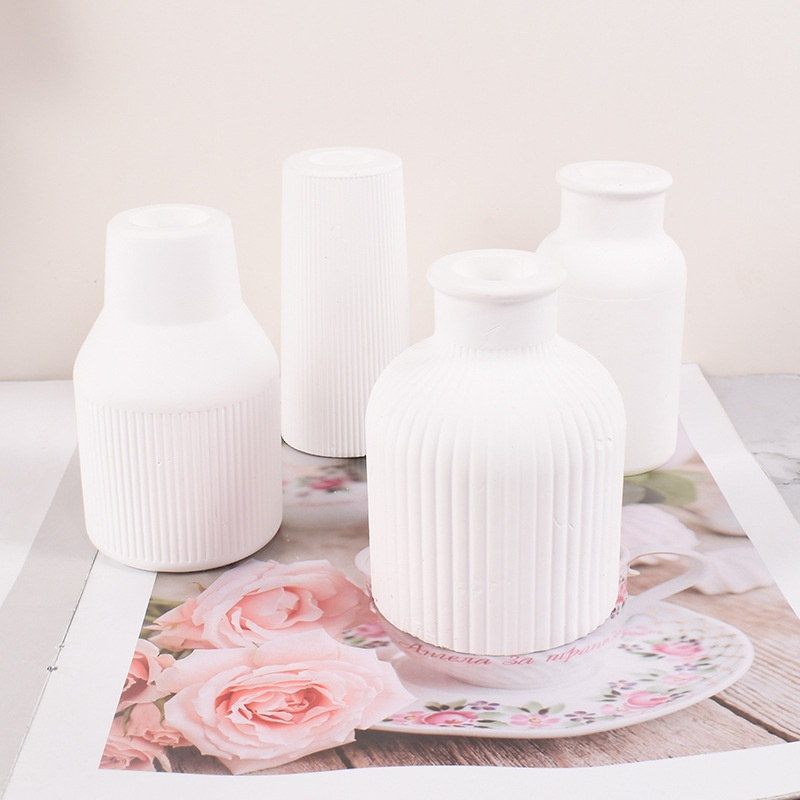 DIY石膏花瓶矽膠模具
