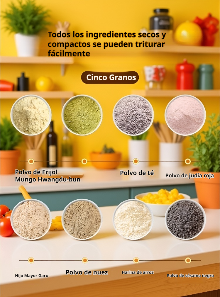 Molinillo multifuncional ideal para hogares