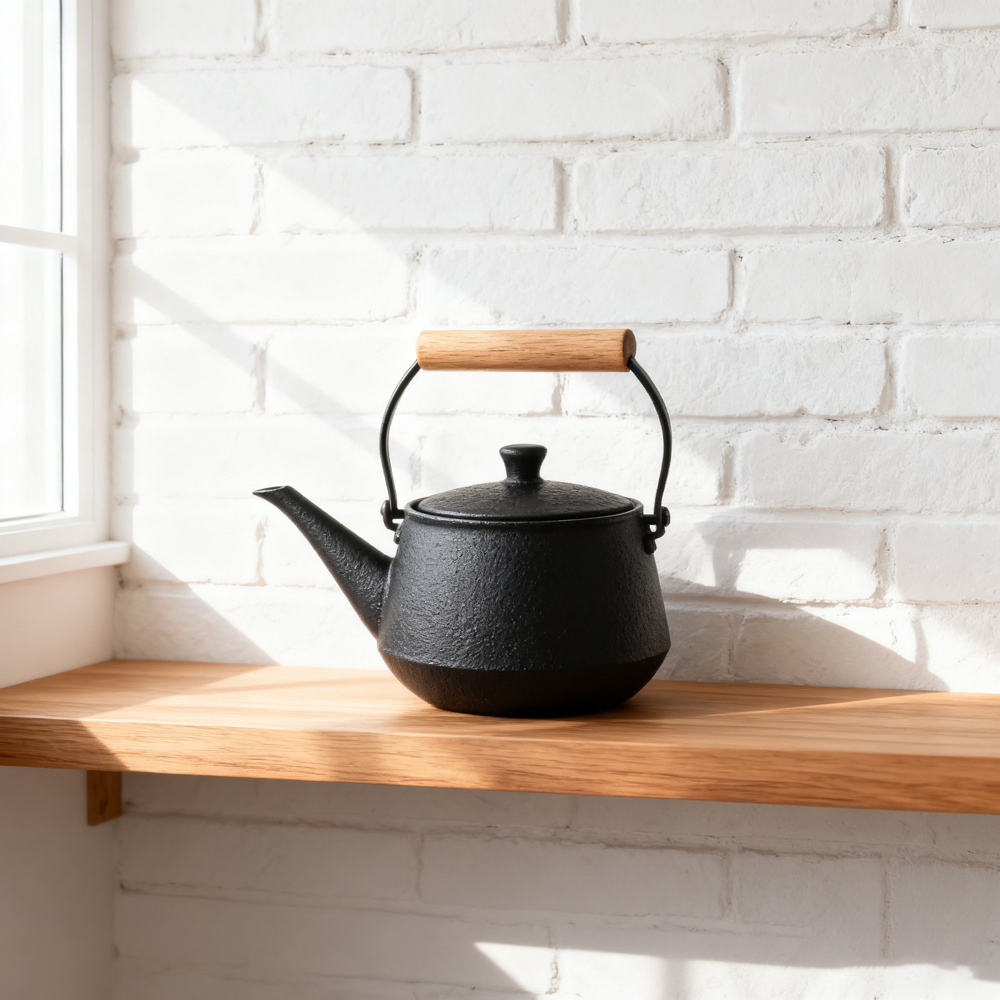 찻주전자와 찻잔 세트 연출 사진