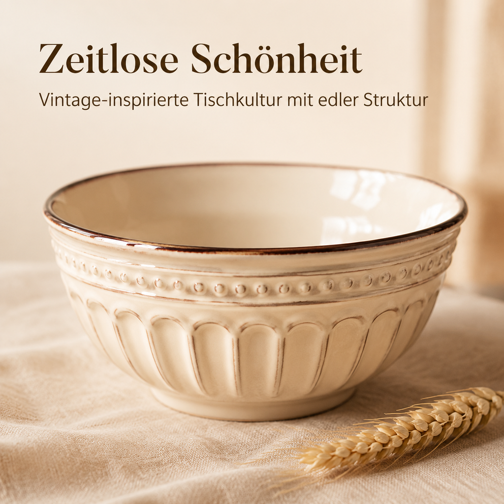 Retro-geprägtes Keramikgeschirr
